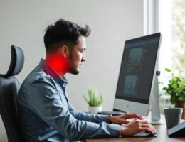 Wenn der Nacken streikt: So richten Sie Ihren Bildschirmarbeitsplatz wirklich passend ein